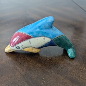 Dolphin  Figure Raku